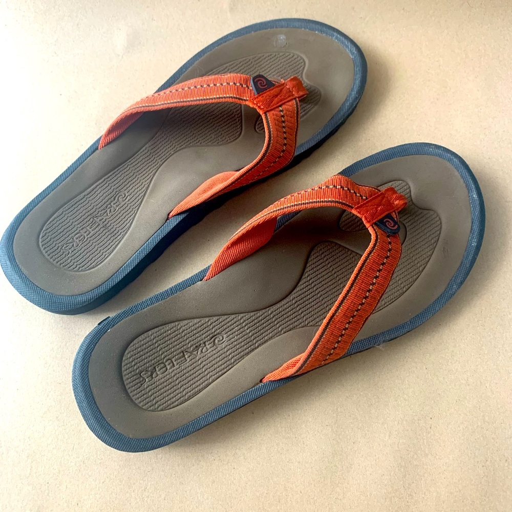 Rafters Men's Tsunami Retro Stripe in Orange